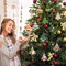 Wooden Christmas Tree Ornaments to Paint Christmas Thanksgiving Decoration Cutouts Unfinished 24PCS 3.5 x 3 inches, DIY Blank Unfinished Christmastree Wood Discs Ornament for Home Crafts Hanging